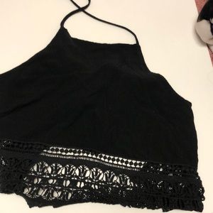 american eagle tie back halter